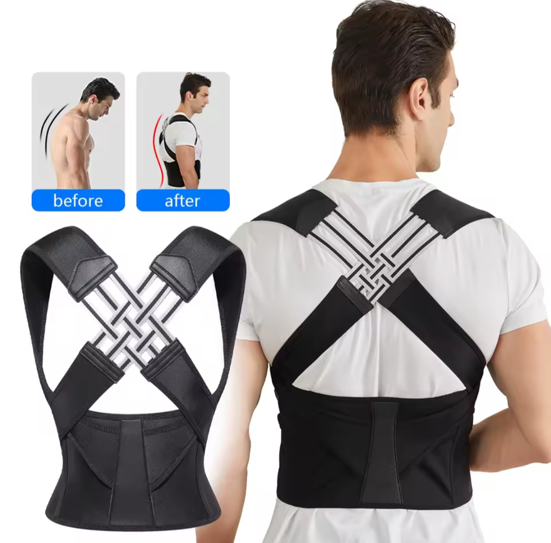 Body Posture Corrector Belt For Men & Women 😍 - Shoulder & Waist Posture Corrector Belt 😍