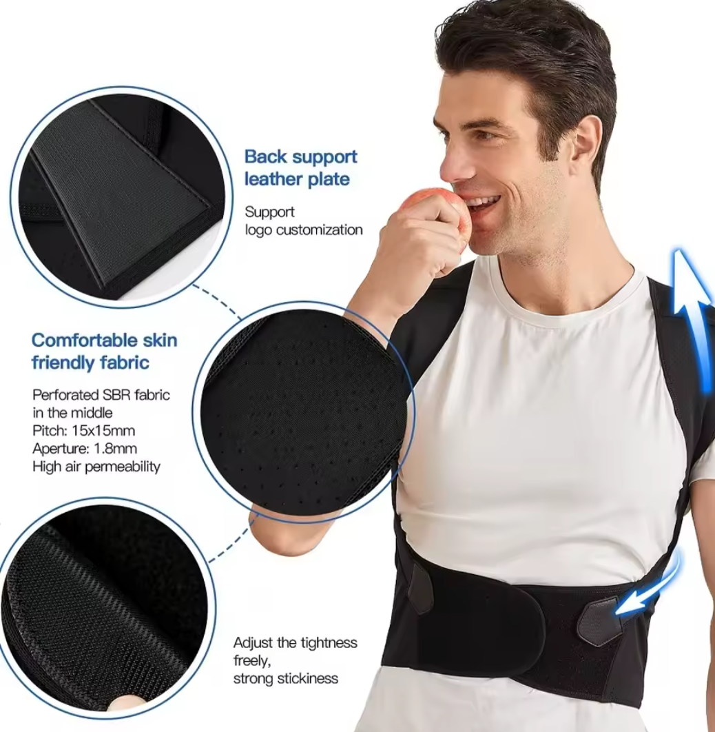 Body Posture Corrector Belt For Men & Women 😍 - Shoulder & Waist Posture Corrector Belt 😍