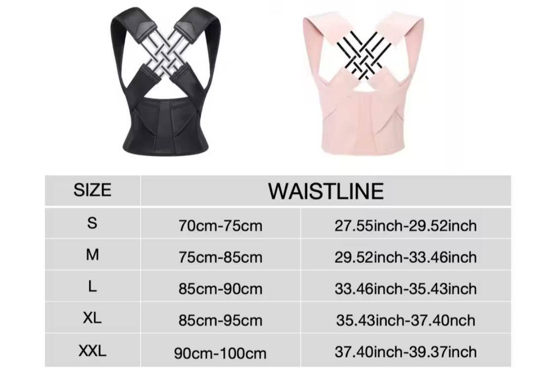 Body Posture Corrector Belt For Men & Women 😍 - Shoulder & Waist Posture Corrector Belt 😍